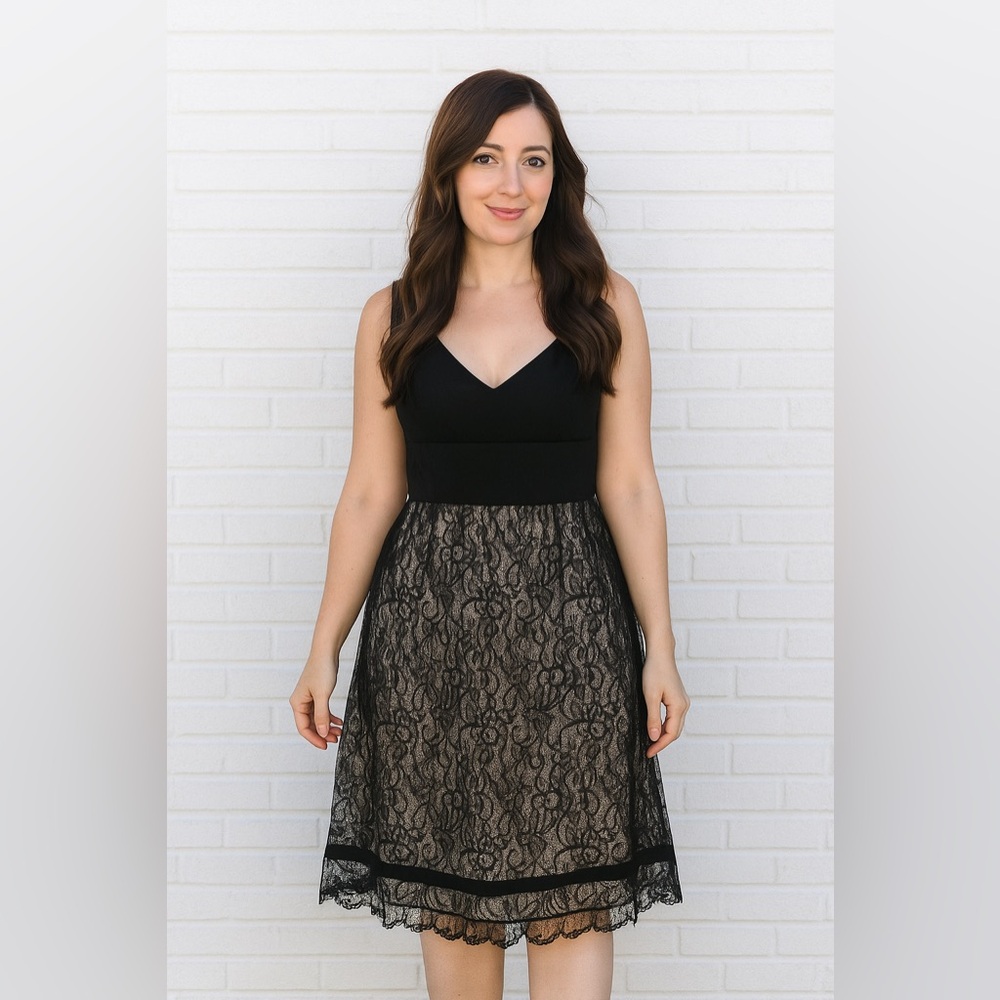 Anthropologie x Moulinette Soeurs Lace Cocktail Women’s Dress; size 6